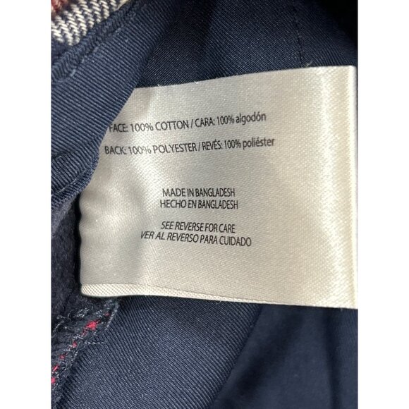 Orvis Flannel Shirt Womens Large Blue Red Plaid Shacket Lined - Picture 7 of 10